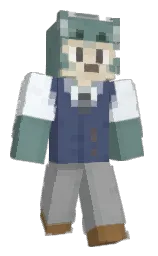 juniper and blue bayoux Minecraft skin — Classic model — first worn by BetoHub