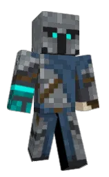 rolling stone and shuttle gray Minecraft skin — Classic model