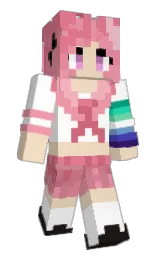 white and sidecar Minecraft skin — Slim model — first worn by Sicilies