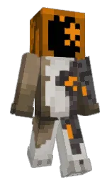domino and timberwolf Minecraft skin — Classic model