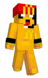 selective yellow and sea buckthorn Minecraft skin — Classic model — first worn by WindMinute