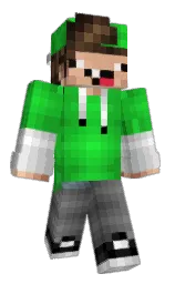 DandiAP's Minecraft skin wearing the Migrator cape