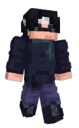 mirage and steel gray Minecraft skin — Classic model — first worn by Seirat_A