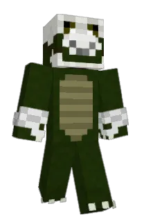 Front of Toutack's skin
