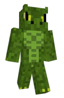 Front of Clagerc's skin
