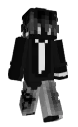 cod gray and black Minecraft skin — Slim model