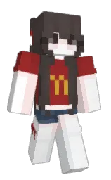Dertox0_0's Minecraft skin wearing the Pan cape