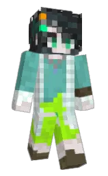 outer space and black Minecraft skin — Slim model — first worn by sweetcofee