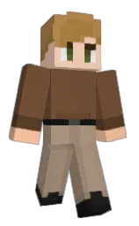 Walcrate's Minecraft skin wearing the Vanilla cape