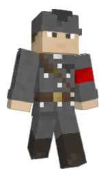 Minecraft-Skin in scorpion und dove gray — Modell: Klassisch — zuerst getragen von VirusMAX
