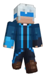blue zodiac and downriver Minecraft skin — Classic model — first worn by HalfwayGaming
