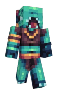Front of Ani's skin