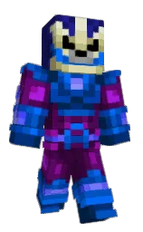 prussian blue and clairvoyant Minecraft skin — Classic model — first worn by EmperorAce666