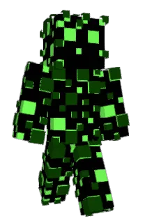 Front of spysick's skin