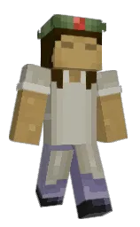 gray olive and limed oak Minecraft skin — Classic model — first worn by fr4nk13girl