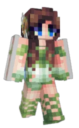 asparagus and mandys pink Minecraft skin — Slim model — first worn by LittleMissVixen7