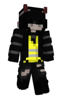 Front of Kazaki's skin