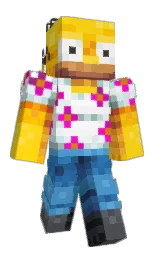 TbPiTw's Minecraft skin wearing the 15th Anniversary cape