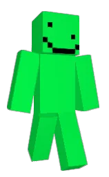 malachite and black Minecraft skin — Classic model — first worn by SharkZ90