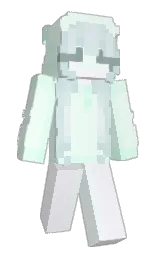 clear day and frosted mint Minecraft skin — Classic model