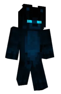 Front of BluComet's skin