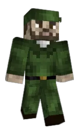 EricCiotti's Minecraft skin wearing the Purple Heart cape
