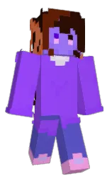 S1lverN7's Minecraft skin wearing the Aurora cape