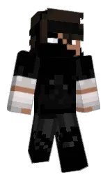 louzkk's Minecraft skin wearing the Purple Heart cape