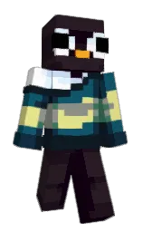 thunder and ebony Minecraft skin — Slim model — first worn by EastPenguin8544
