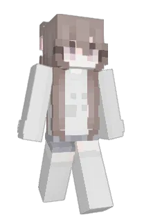 Front of audrie's skin