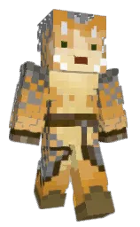 flint and fuscous gray Minecraft skin — Classic model