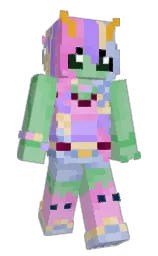 black and chantilly Minecraft skin — Slim model