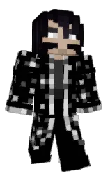 black and tundora Minecraft skin — Classic model — first worn by hypnotyze_
