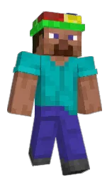 skripe's Minecraft skin wearing the Aurora cape