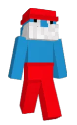 Appelsiininen's Minecraft skin wearing the Menace cape