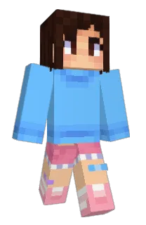 Front of Minecraft skin
