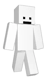 white and concrete Minecraft skin — Slim model