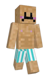 Front of Ludgety's skin