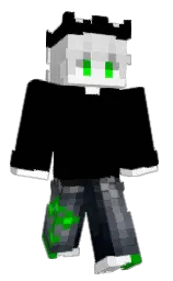 black and mercury Minecraft skin — Slim model