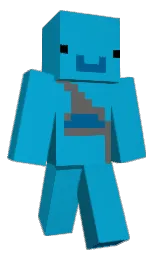 bahama blue and cerulean Minecraft skin — Classic model — first worn by Chundee99