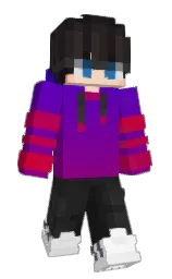 thunder and cod gray Minecraft skin — Slim model — first worn by MKLitTech
