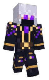 mirage and gray suit Minecraft skin — Classic model — first worn by DIAMONDBLACK908