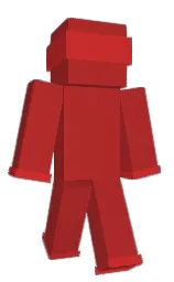 tall poppy and persian red Minecraft skin — Classic model