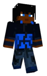 black pearl and black Minecraft skin — Classic model