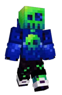 Front of scar432's skin