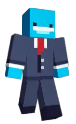 Psydude's Minecraft skin wearing the Hero cape