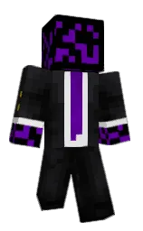 black and woodsmoke Minecraft skin — Classic model