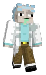 white and monte carlo Minecraft skin — Slim model
