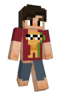 Front of CerManGold's skin