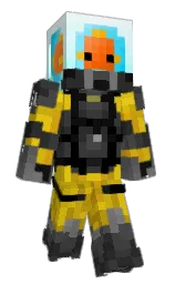 Plurix's Minecraft skin wearing the Migrator cape